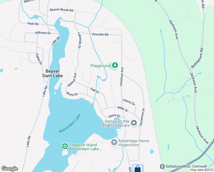 map of restaurants, bars, coffee shops, grocery stores, and more near 4 Willow Avenue in New Windsor