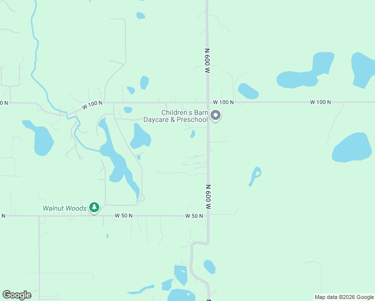 map of restaurants, bars, coffee shops, grocery stores, and more near 50-98 North 600 West in Valparaiso