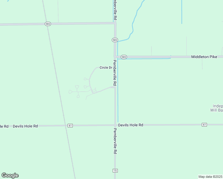 map of restaurants, bars, coffee shops, grocery stores, and more near 20309 Pemberville Road in Pemberville