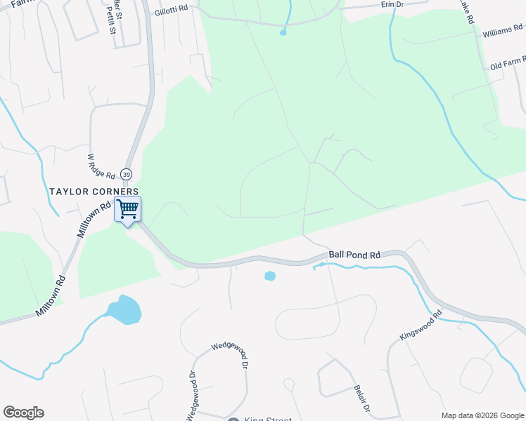 map of restaurants, bars, coffee shops, grocery stores, and more near 6 Autumn Ridge Road in New Fairfield
