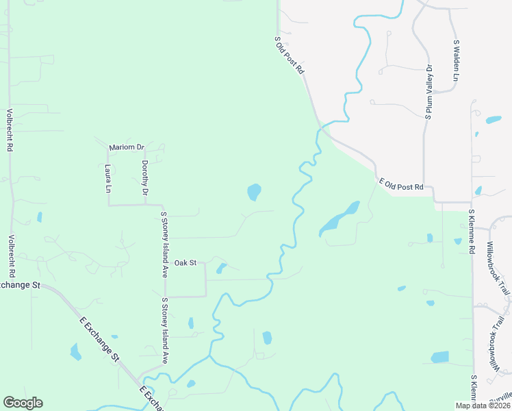 map of restaurants, bars, coffee shops, grocery stores, and more near 2241 East Gaisor Drive in Crete