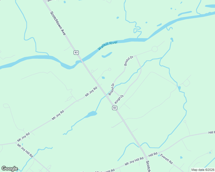 map of restaurants, bars, coffee shops, grocery stores, and more near 1 Bristol Drive in Middletown