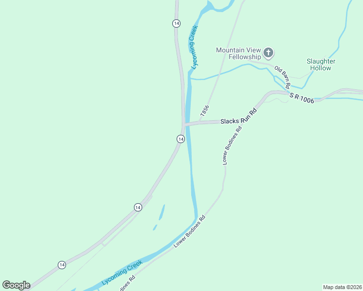 map of restaurants, bars, coffee shops, grocery stores, and more near 6292 Pennsylvania 14 in Trout Run