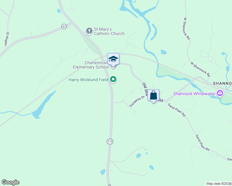 map of restaurants, bars, coffee shops, grocery stores, and more near 333 Carolina Back Road in Charlestown
