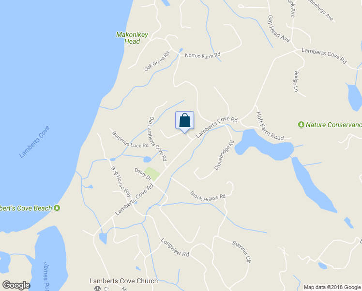 map of restaurants, bars, coffee shops, grocery stores, and more near 165 Lamberts Cove Road in West Tisbury