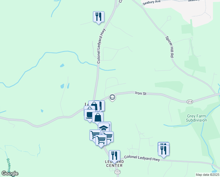 7 Hilltop Drive, Ledyard CT Walk Score