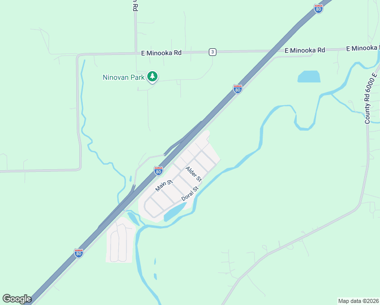 map of restaurants, bars, coffee shops, grocery stores, and more near 16 Pine Street in Minooka