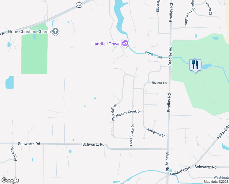 map of restaurants, bars, coffee shops, grocery stores, and more near 2896 Rocky Ridge Drive in Westlake