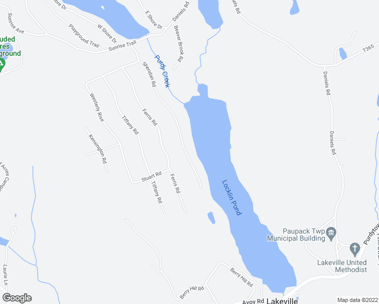 map of restaurants, bars, coffee shops, grocery stores, and more near 36 Sheridan Road in Hawley
