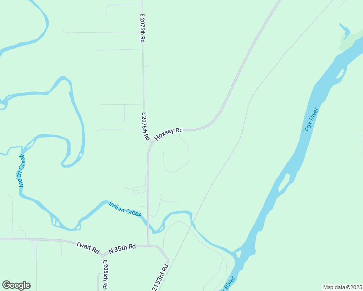 map of restaurants, bars, coffee shops, grocery stores, and more near 3545 East 2089th Road in Ottawa