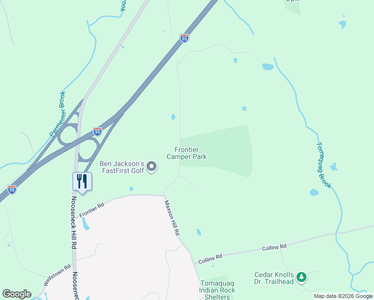 map of restaurants, bars, coffee shops, grocery stores, and more near 190 Maxson Hill Road in Hopkinton