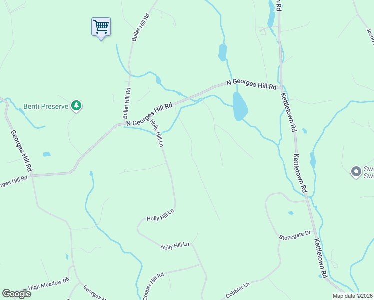 map of restaurants, bars, coffee shops, grocery stores, and more near 110 Westen Hook Terrace in Southbury