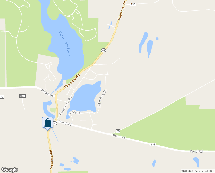 map of restaurants, bars, coffee shops, grocery stores, and more near 15455 Lakeshore Drive in Burton
