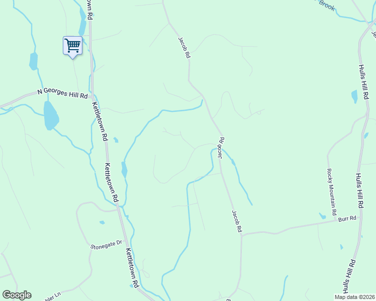 map of restaurants, bars, coffee shops, grocery stores, and more near 7 Fieldstone Way in Southbury