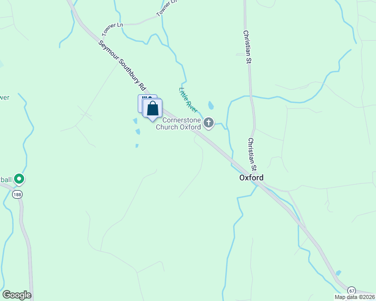 map of restaurants, bars, coffee shops, grocery stores, and more near 659 Oxford Road in Oxford