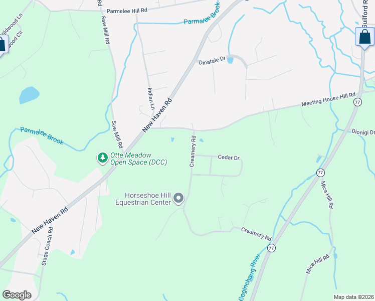 map of restaurants, bars, coffee shops, grocery stores, and more near 211 Creamery Road in Durham