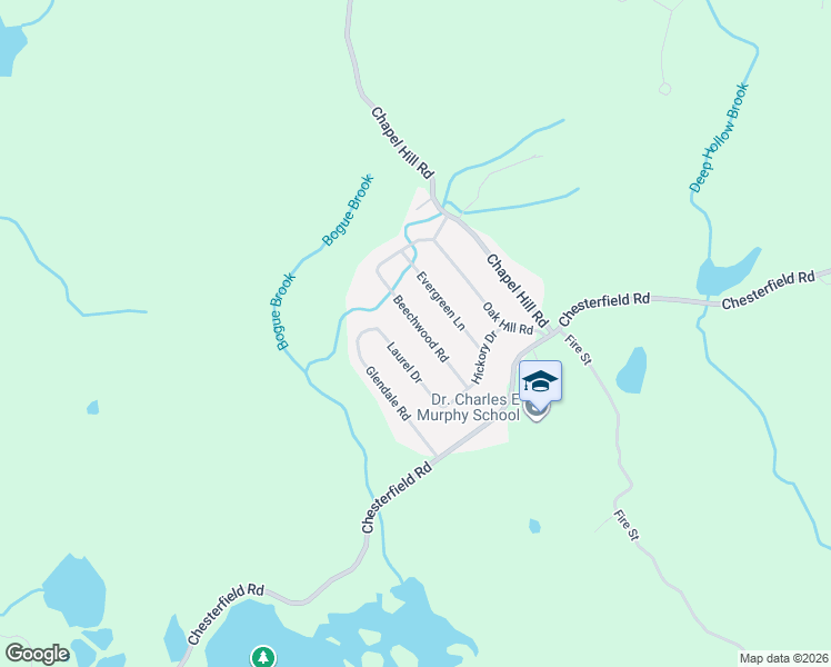 map of restaurants, bars, coffee shops, grocery stores, and more near 40 Beechwood Road in Montville