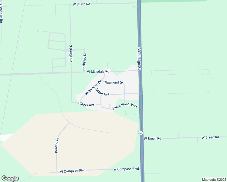 map of restaurants, bars, coffee shops, grocery stores, and more near 19340 Eaton Avenue in Elwood