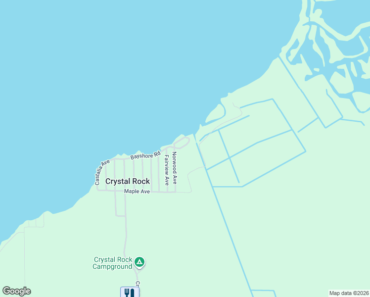 map of restaurants, bars, coffee shops, grocery stores, and more near 4416 Bayshore Court in Sandusky