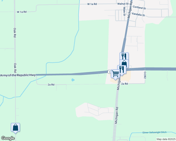 map of restaurants, bars, coffee shops, grocery stores, and more near 13180-13306 U.S. 6 in Plymouth
