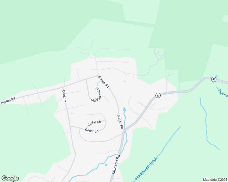 map of restaurants, bars, coffee shops, grocery stores, and more near 543 Burton Road in Beacon Falls