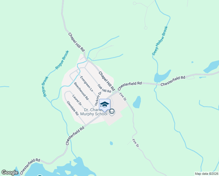 map of restaurants, bars, coffee shops, grocery stores, and more near 4 Chapel Hill Road in Montville
