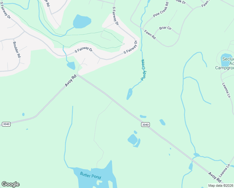 map of restaurants, bars, coffee shops, grocery stores, and more near 663 Avoy Road in Lake Ariel