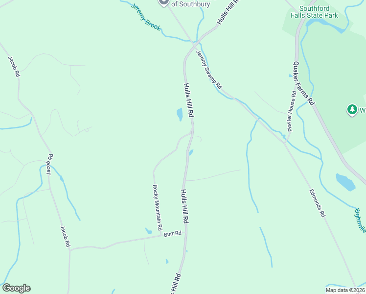 map of restaurants, bars, coffee shops, grocery stores, and more near 644 Hulls Hill Road in Southbury