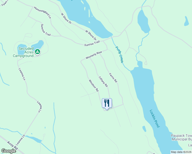 map of restaurants, bars, coffee shops, grocery stores, and more near 58 Windsor Road in Hawley