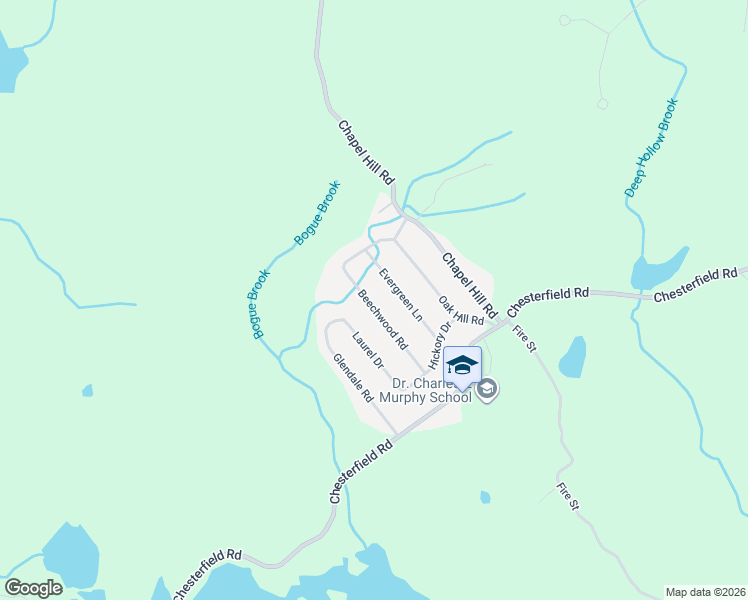map of restaurants, bars, coffee shops, grocery stores, and more near 40 Beechwood Road in Montville