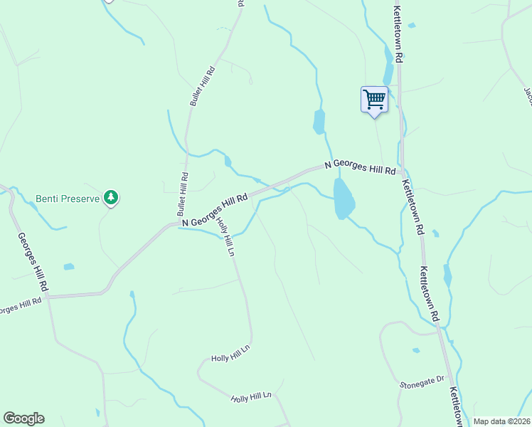 map of restaurants, bars, coffee shops, grocery stores, and more near 15 Westen Hook Terrace in Southbury