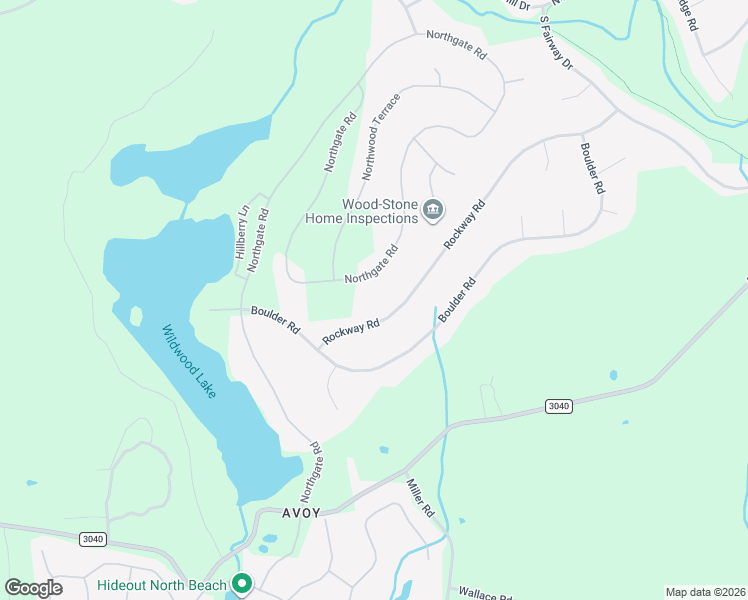 map of restaurants, bars, coffee shops, grocery stores, and more near 2646 Boulder Road in Lake Ariel