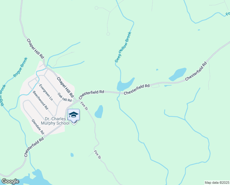map of restaurants, bars, coffee shops, grocery stores, and more near 166 Chesterfield Road in Montville