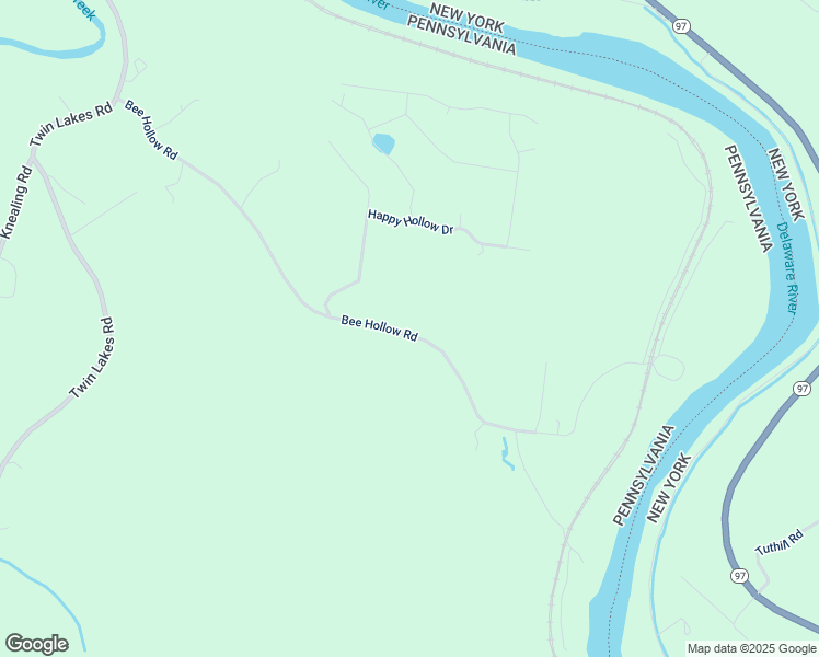 map of restaurants, bars, coffee shops, grocery stores, and more near 182 Bee Hollow Road in Shohola