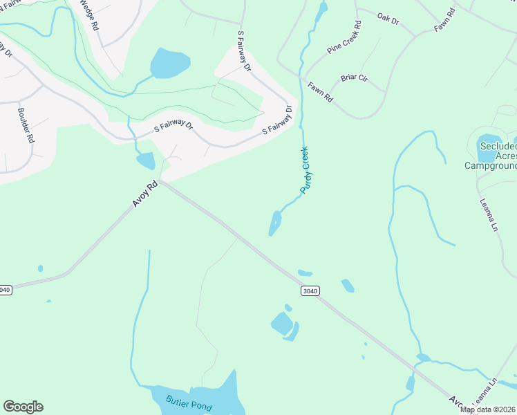 map of restaurants, bars, coffee shops, grocery stores, and more near 663 Avoy Road in Lake Ariel