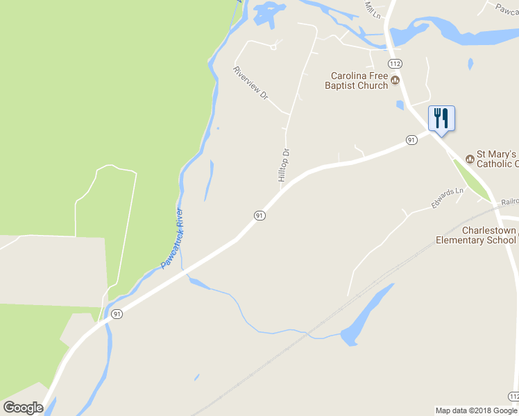 map of restaurants, bars, coffee shops, grocery stores, and more near 674 Alton Carolina Road in Charlestown