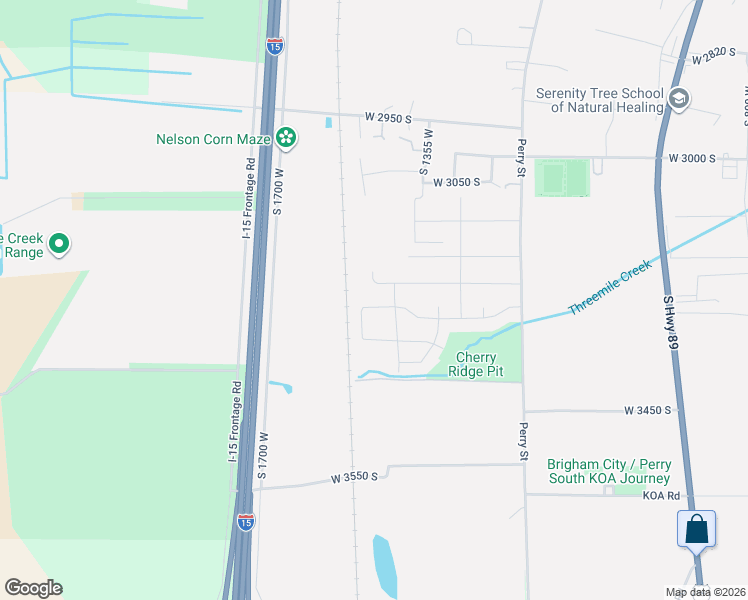 map of restaurants, bars, coffee shops, grocery stores, and more near 1480 West 3275 South in Perry