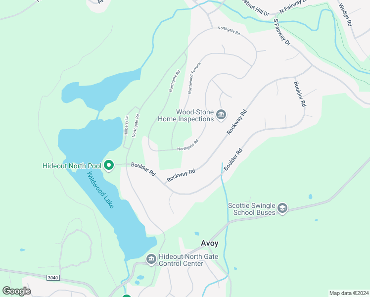map of restaurants, bars, coffee shops, grocery stores, and more near Northgate Road in Lake Ariel