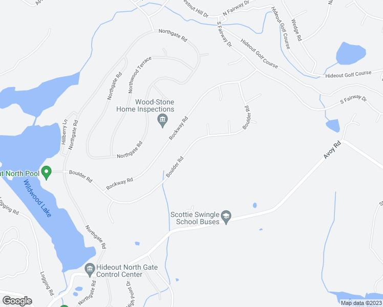 map of restaurants, bars, coffee shops, grocery stores, and more near 2701 Boulder Road in Lake Ariel