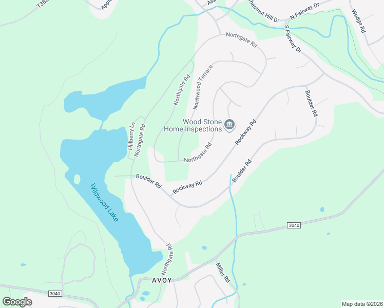 map of restaurants, bars, coffee shops, grocery stores, and more near 3259 Northgate Road in Wayne County
