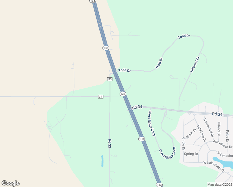 map of restaurants, bars, coffee shops, grocery stores, and more near 11978 County Road 34 in Blair
