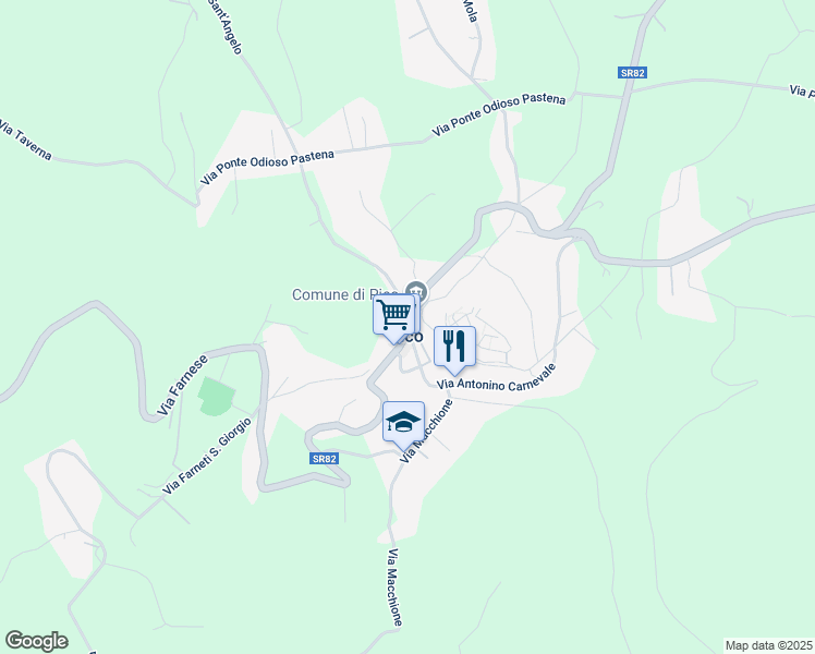 map of restaurants, bars, coffee shops, grocery stores, and more near in Pico