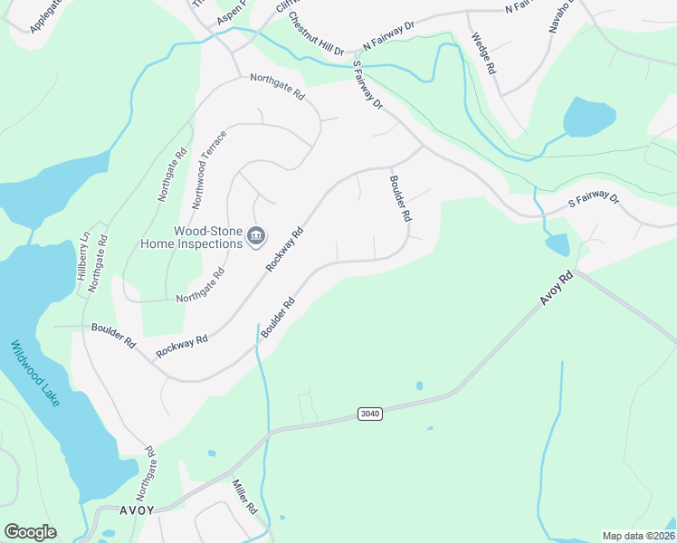 map of restaurants, bars, coffee shops, grocery stores, and more near 2707 Boulder Road in Lake Ariel