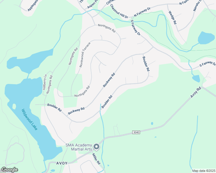 map of restaurants, bars, coffee shops, grocery stores, and more near 2764 Rockway Road in Lake Ariel