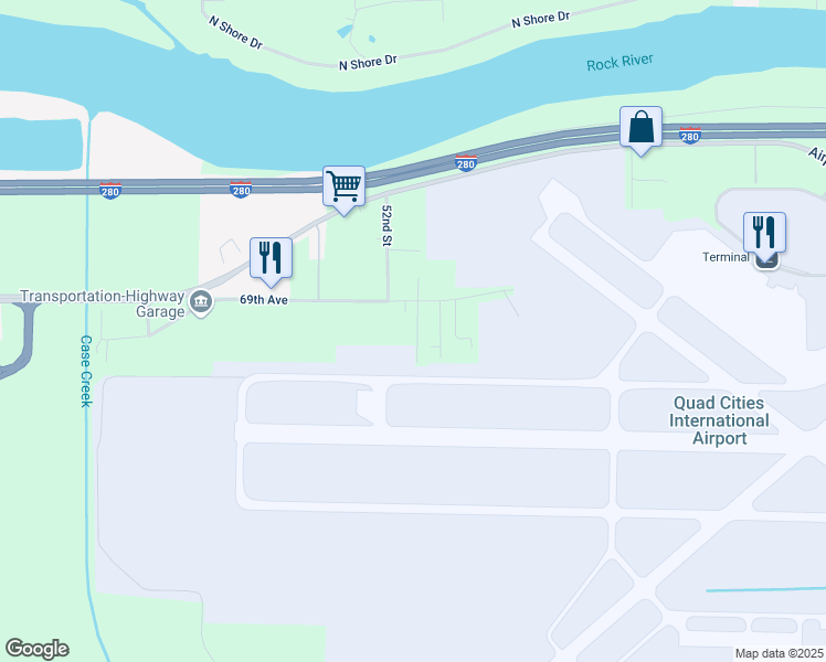 map of restaurants, bars, coffee shops, grocery stores, and more near 6918 53rd Street in Milan