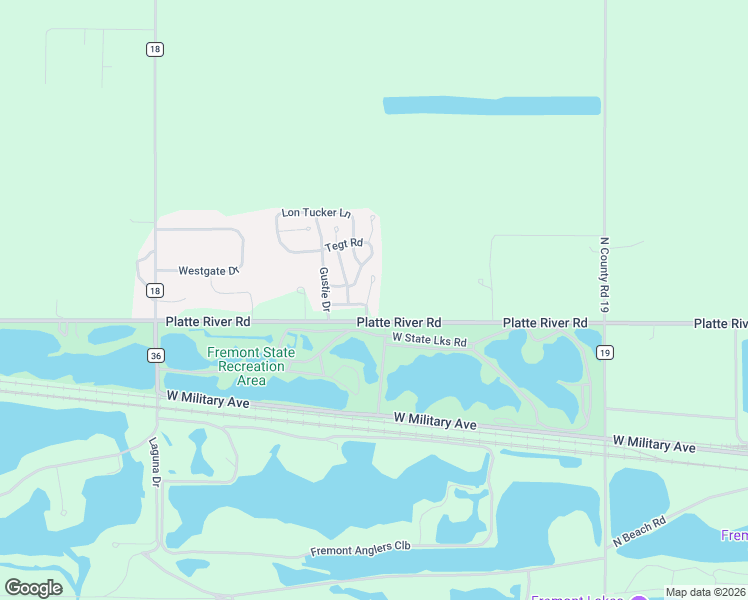 map of restaurants, bars, coffee shops, grocery stores, and more near 5776 U.S. 30 in Fremont