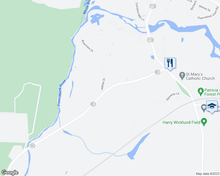 map of restaurants, bars, coffee shops, grocery stores, and more near 719 Alton Carolina Road in Charlestown