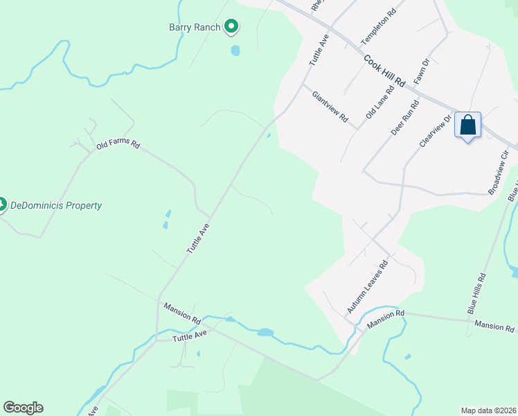 map of restaurants, bars, coffee shops, grocery stores, and more near 6 Ortense Road in Wallingford