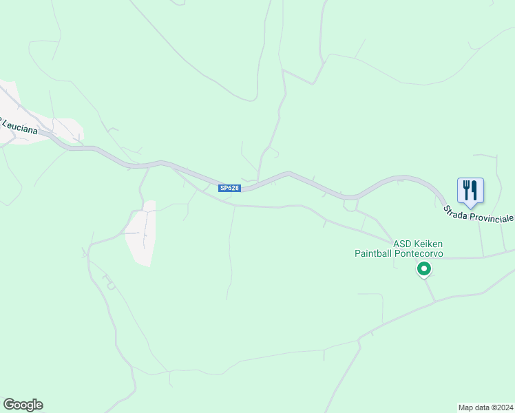 map of restaurants, bars, coffee shops, grocery stores, and more near in Province of Frosinone