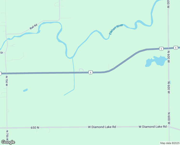 map of restaurants, bars, coffee shops, grocery stores, and more near West U.S. 6 in Noble County